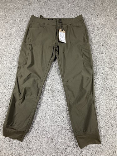 NWT Women’s PrAna Halle Jogger II Size 12 Slate Green Tapered Bottom