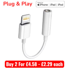 Adattatore per iPhone a Jack 3.5mm Cavo Connettore Cuffie Aux Tutti Dispositivi iOS