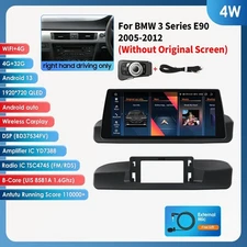 For BMW 3 E90 M3 328i 335i Android 13 Car GPS Stereo Radio CarPlay BT right hand