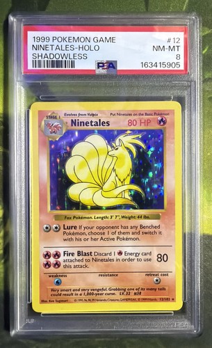 Ninetales (Shadowless) graded PSA 8 for sale on eBay