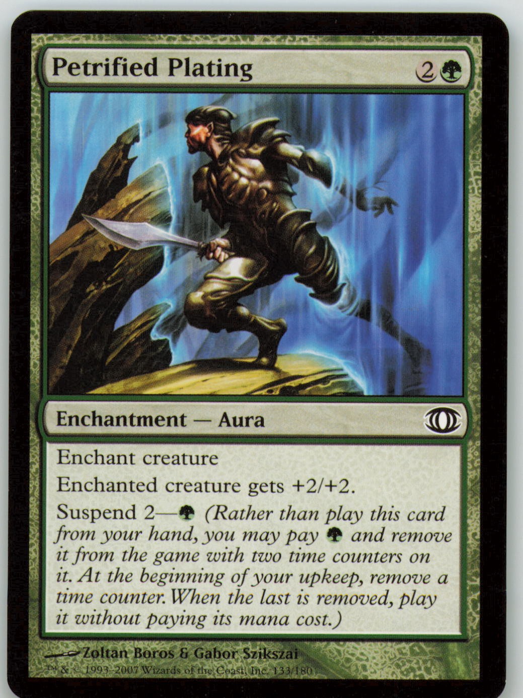 Petrified Plating 133 Common Future Sight Magic: The Gathering LP