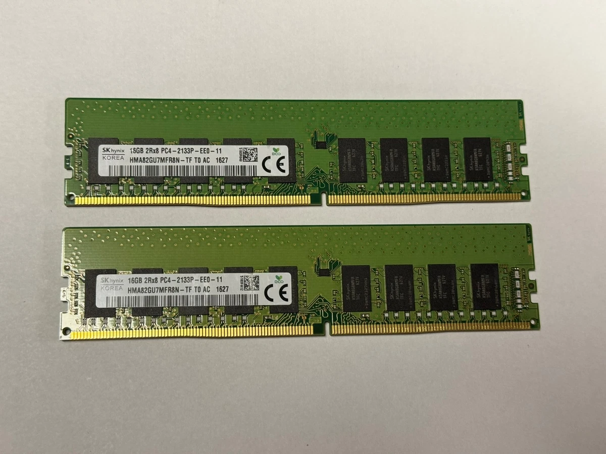 PC4-17000 (DDR4-2133) Bus Speed Computer RAM 32 GB Total Capacity