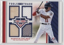 2017 Panini USA Baseball Stars & Stripes Prime /25 Quentin Holmes #29 0i76