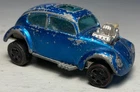 Hot Wheels VW Beetle Dragster 1967 Blue For Restoration Not Corgi Matchbox