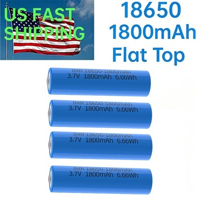 4x Rechargeable Battery 3.7V 1800mah Capacity High Quality ButtonTop Battery