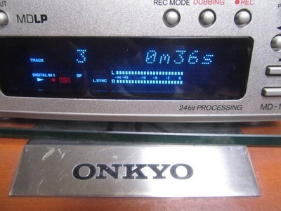 ONKYO MD-101A Mini Disc Player Deck Recorder Working Confirmed