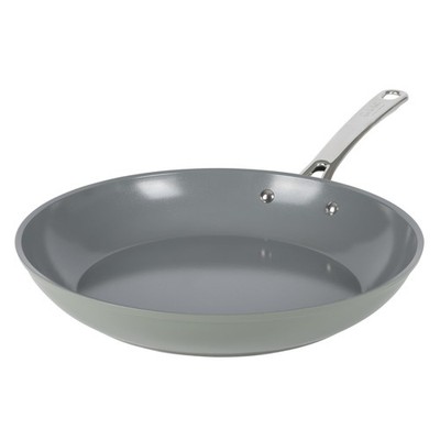Kitchen Essentials Large 12 Inch Fry Pan PFA Free Titanium Ceramic Nonstick I...
