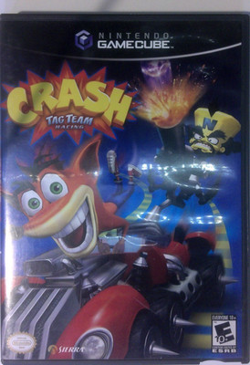 Crash Tag Team Racing (Nintendo GameCube) - Tested & Working - w/ White Insert