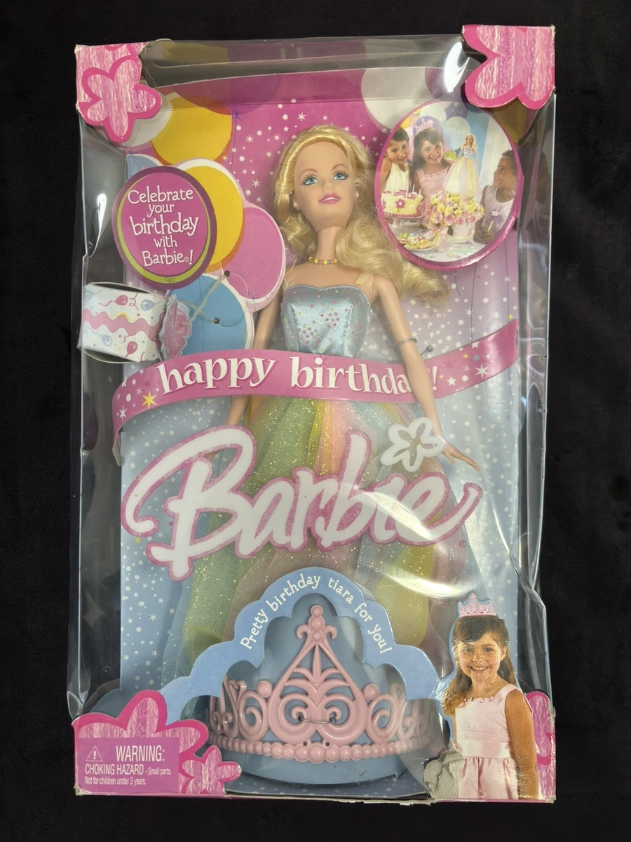 Mattel Barbie 2005 Year Manufactured Happy Birthday Barbie Dolls