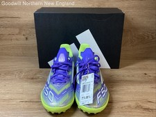 NWT Adidas FSO League TF Soccer Cleats Purple Green Sz 7.5 Men 8.5 Wmn Orig Box
