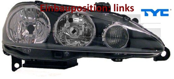 TYC 20-0972-05-2 Hauptscheinwerfer Links Scheinwerfer Frontscheinwerfer-image
