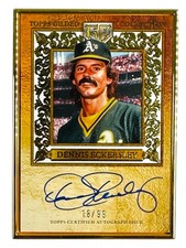 2025 Topps Gilded Collection Dennis Eckersley Gold Framed Autograph /99 HOF