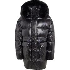 adidas Puffed Long Fur Collar Down Jacket