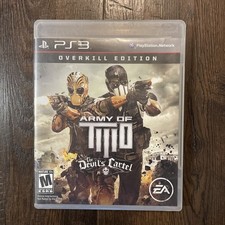 Army of Two The Devils Cartel Sony PlayStation 3 PS3 2013 EA CASE & Manual ONLY