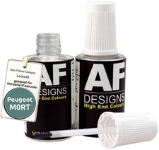 Pennarello vernice per Peugeot M0RT Vert Come metallizzato asciugatura rapida 2x20ml vernice auto