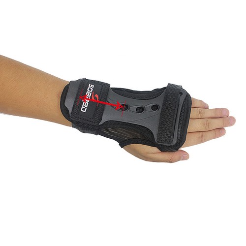 Sports Snowboard Ski Protective Gear Glove Wrist Support Guard Pad Brace L - Picture 8 of 12