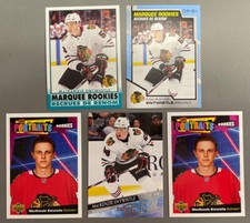 Mackenzie Entwistle Lot (5) 2020-21 Young Guns Marquee Rookies Blackhawks UD 🏒