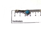 925 sterling silver fancy turquoise gemstone pendant 1.9g estate vintage — photo 7