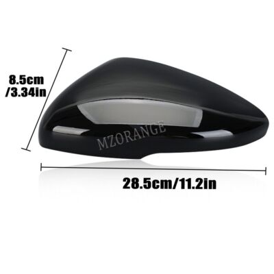 Black Left Driver Side Mirror Cap Cover – Fits 2018-2020 Honda Accord – Direct Replacement