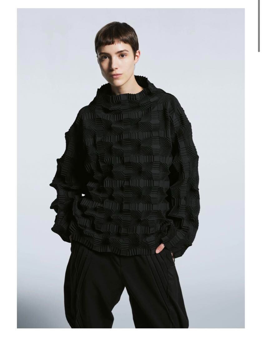 A-POC ABLE ISSEY MIYAKE top black size 3 (M) unisex Used | eBay