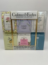 Crabtree Evelyn Bath Salts Signature Collection 6 3.5oz 100g NEW