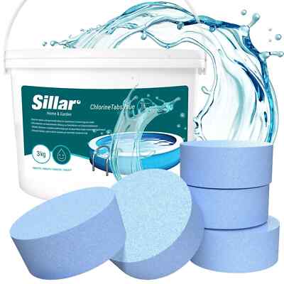 1/3/5kg Sillar Multitabs Chlortabletten 200g Sillar Blue 10in1 Desinfektion Pool
