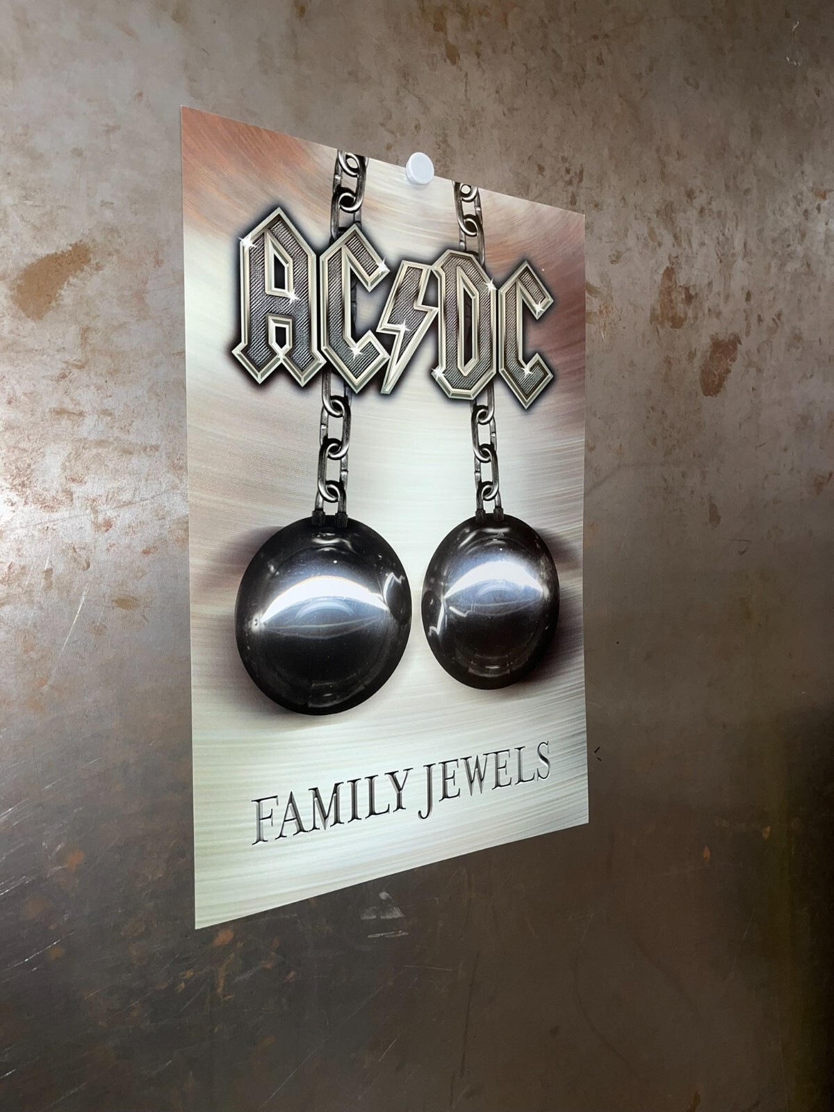 AC/DC Family Jewels DVD 2-SIDED PROMO POSTER 2005 Epic Music Video ...
