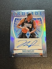 2023-24 PANINI PHOENIX THEO RATLIFF AUTO CRUSADE SILVER PRIZM PHILADELPHIA 76ERS