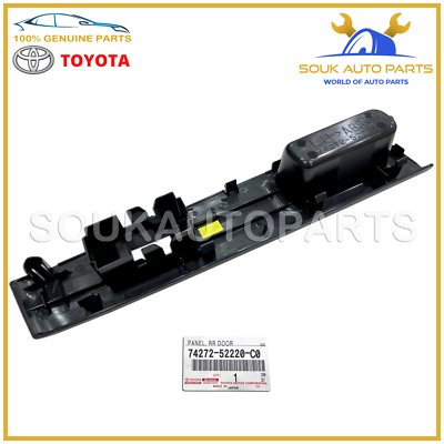 74272-52220-C0 Genuine Toyota PANEL, RR DOOR ARMREST BASE, UPPER