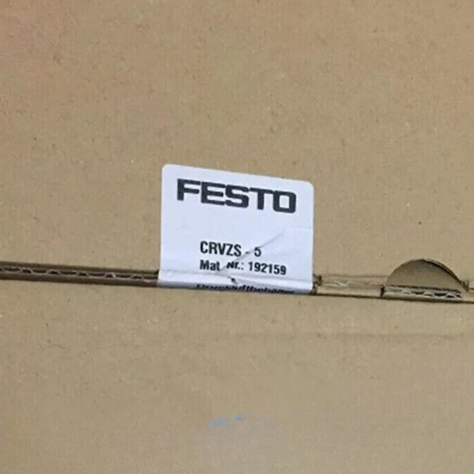 New CRVZS-5 Festo 192159 Compressed Air Reservoir High Alloy Stainless Steel