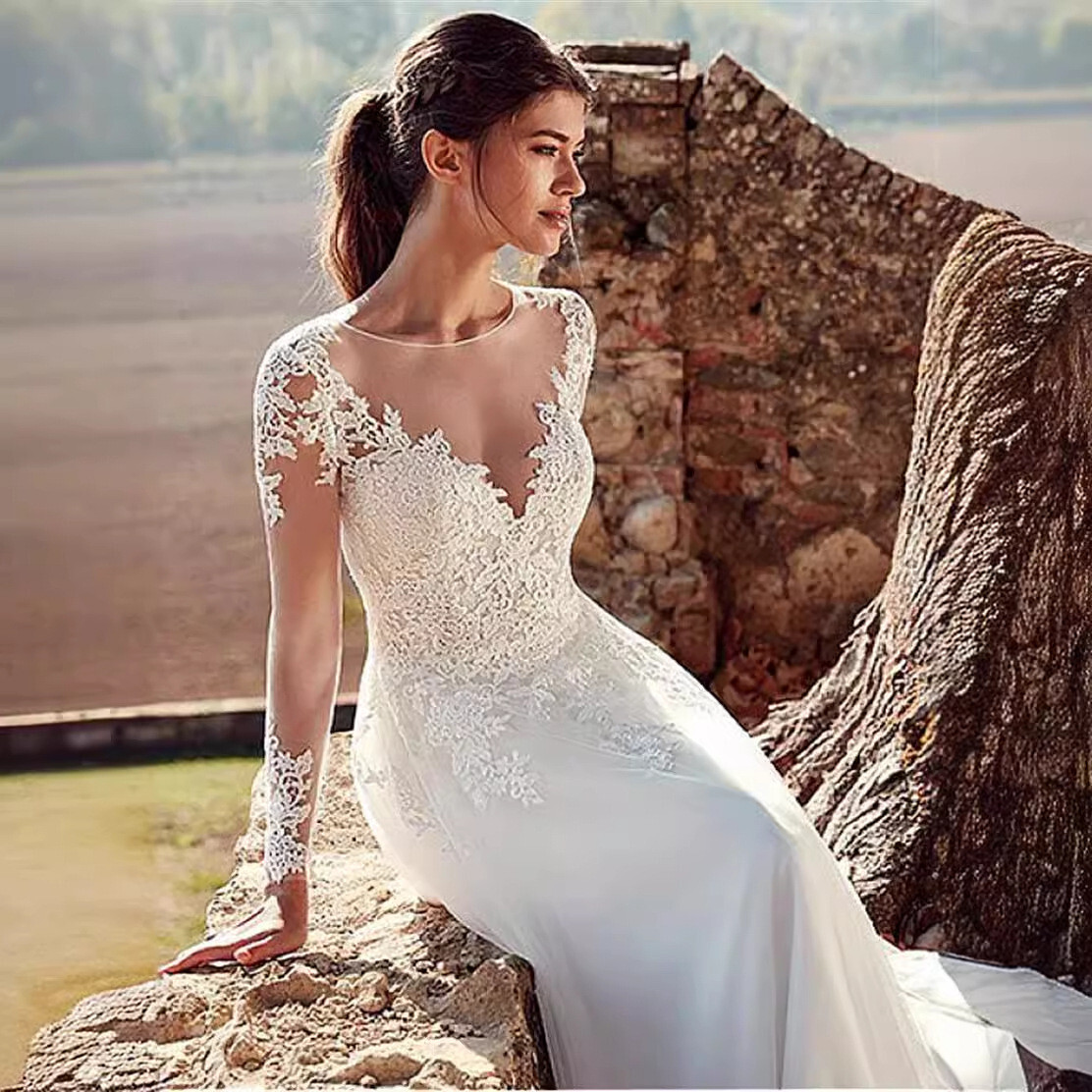 Luxus Spitze Brautkleid Hochzeitskleid Kleid Braut Von Babycat