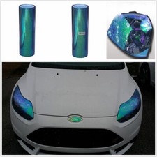 New Chrome Dark Smoke Chameleon Tint Headlight Taillight Fog Light Vinyl Film