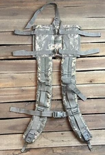 US MILITARY MOLLE ENHANCED FRAM ESHOULDER STRAPS ACU RIFLEMAN LARGE RUCKSACK GC