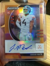 2020 Prizm Jordan Mack Orange AUTO Rookie Card 🔥 RC 🔥 Refractor 85/149 #180