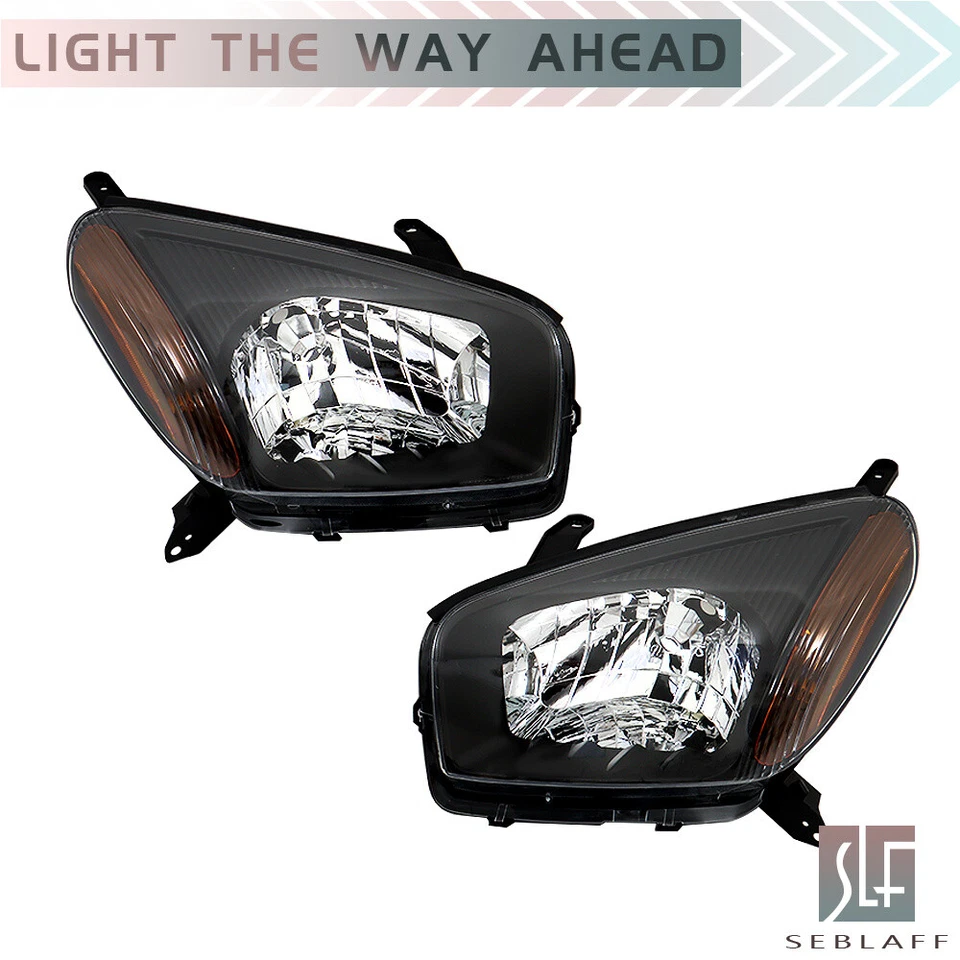 Faros Assemlby edición negra aptos para Toyota RAV4 RAV-4 2001-2003 Foto 4 de 4