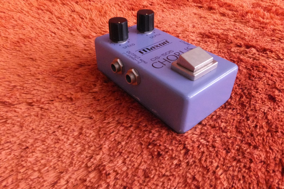 Maxon CS 505 STEREO CHORUS guitar effect 180515 | eBay