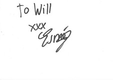 Esmee Denters autograph signed 10x15 cm index card
