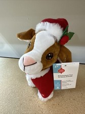 Gemmy Navidad Animado Bebé Cabra Papá Noel Gritando Castañas Asando Fuego Abierto