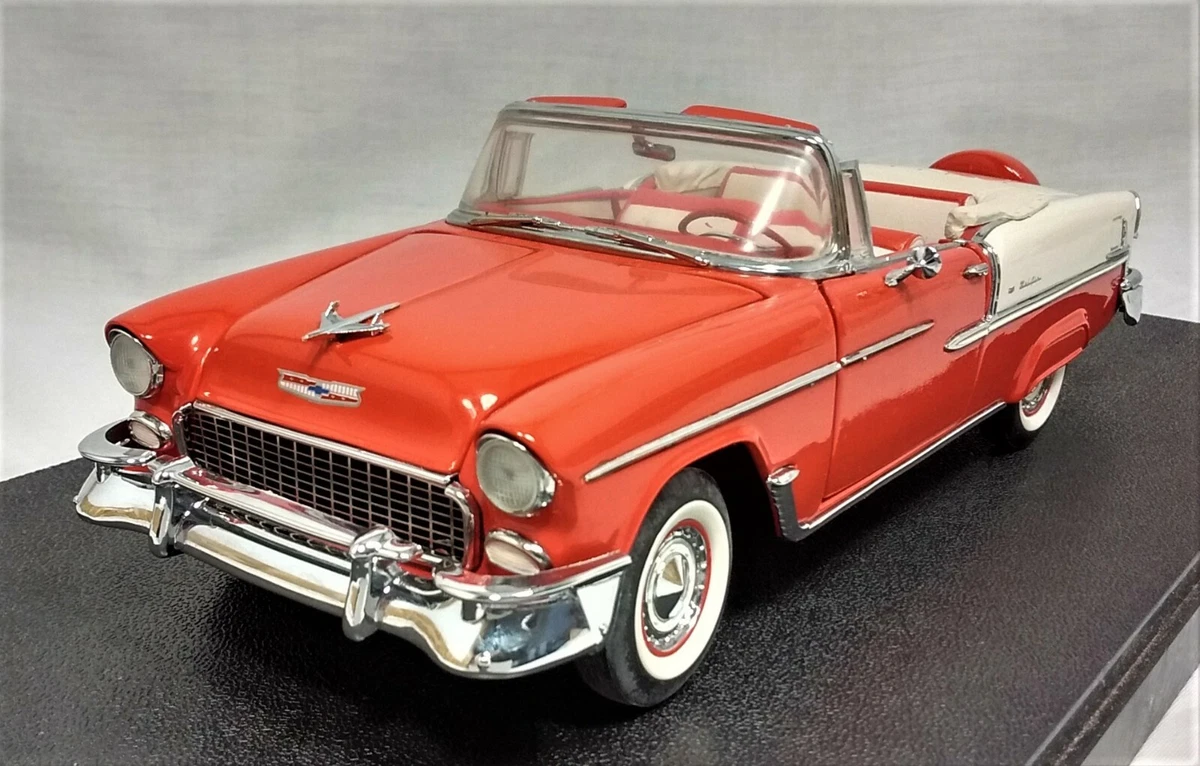 Rare 1 24 Scale 1955 Chevrolet Bel Air Convertible Franklin Mint Never Displayed