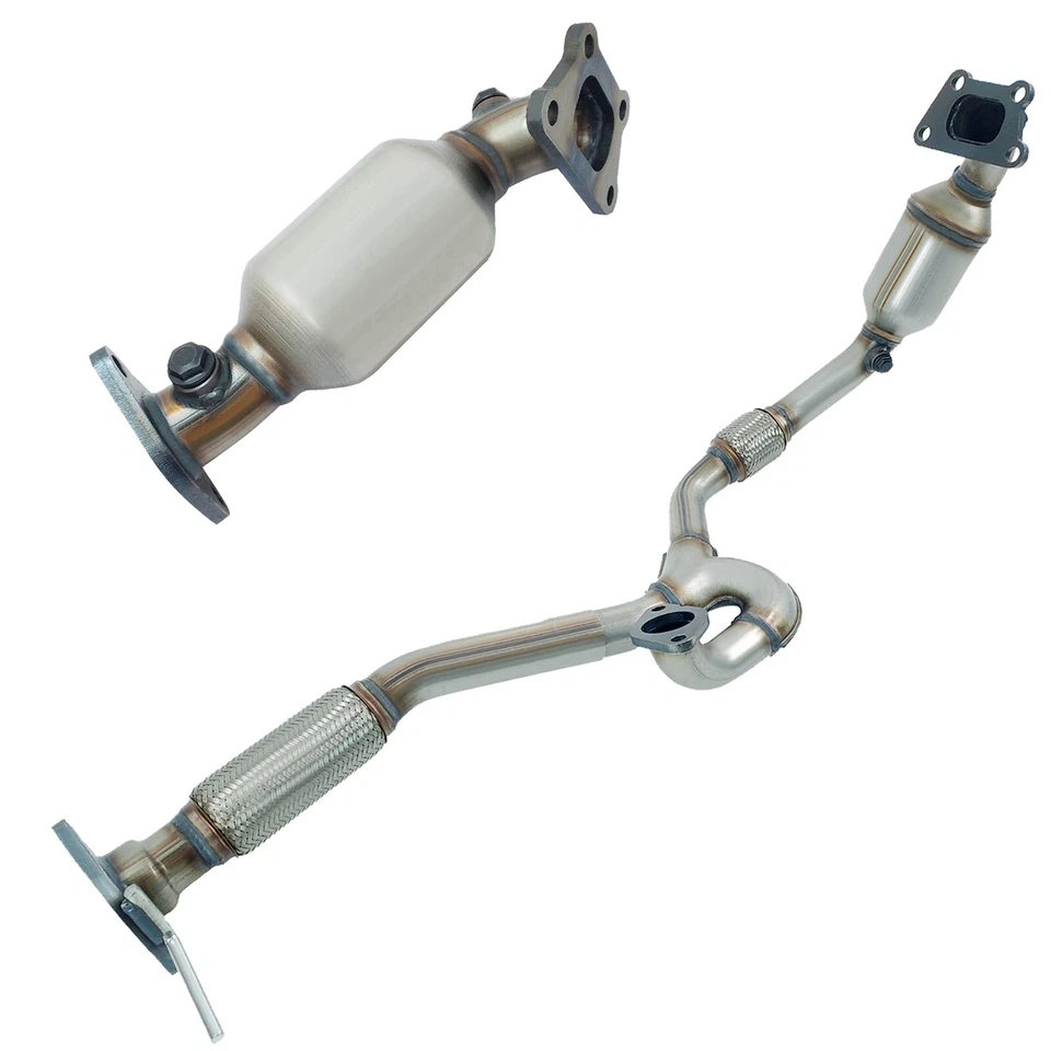 Bank 1 and 2 Catalytic Converter Set Fits 2010 2011 Cadillac SRX 3.0L Direct Fit Foto 2 de 4