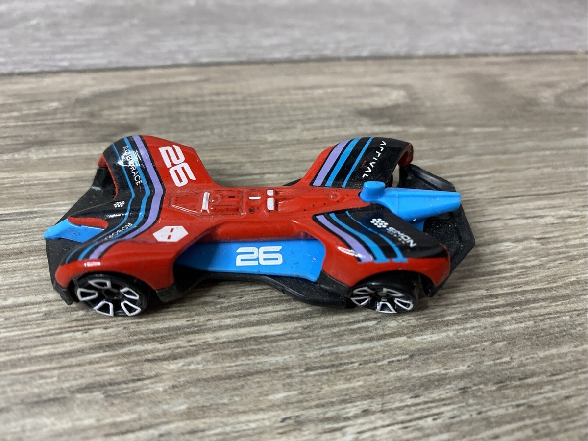 ミニカー 405-135 ROBORACE 1/43 ROBOT ON BOARD 2018 Hot Wheels Roborace Robocar Red Blue 1/64 Die Cast | eBay