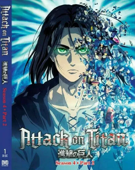 Attack on Titan: The Final Season Part 2 Vol. 1-12 End Anime DVD English  Dubbed