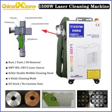 BWT 1500W Handheld Fiber Laser Cleaning Machine Laser Cleaner Rust Paint Removal
