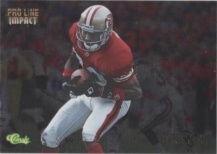 Proline Jerry Rice 1995 Classic Pro Line - Impact Jerry Rice #I-23 /4500 for sale online ...