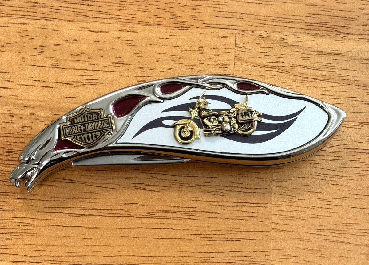 限定値下げ　美品❗【Mサイズ】HARLEY-DAVIDSON シングルライダース Franklin Mint Harley Davidson Sportster Pocket Knife Black/Red | eBay