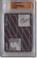 Matt Moses * Kyle Waldrop * Rookie Printing Press Plate BGS 1/1