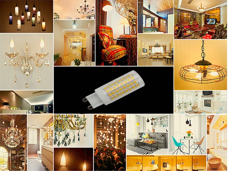 10W LED Bulb G9 E11 E12 E14 E17 BA15D 110V 102LED 2835 Ceramic Light dimmable - Image 4 of 4