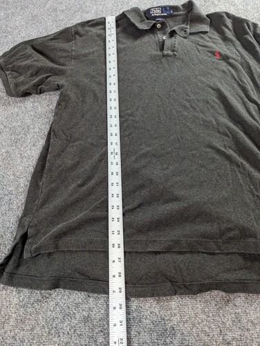 Polo Ralph Lauren Polo Shirt Mens Size Large Black Casual Logo Short Sleeve - Picture 5 of 9