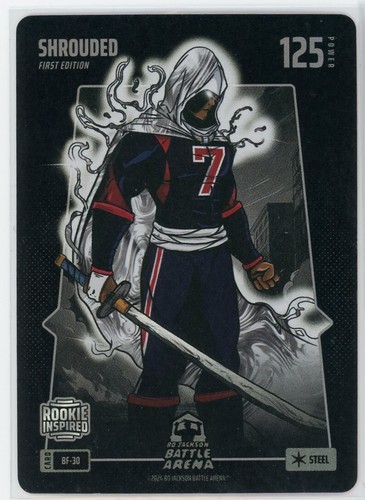 2024 Bo Jackson Battle Arena CJ Stroud RC SHROUDED SP #BF-30 Steel Battlefoil