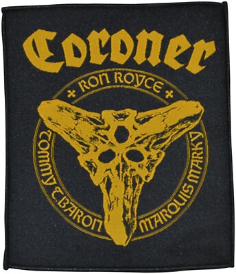 CORONER - Round Logo - 10,3 cm x 12,4 cm - Patch - 166586